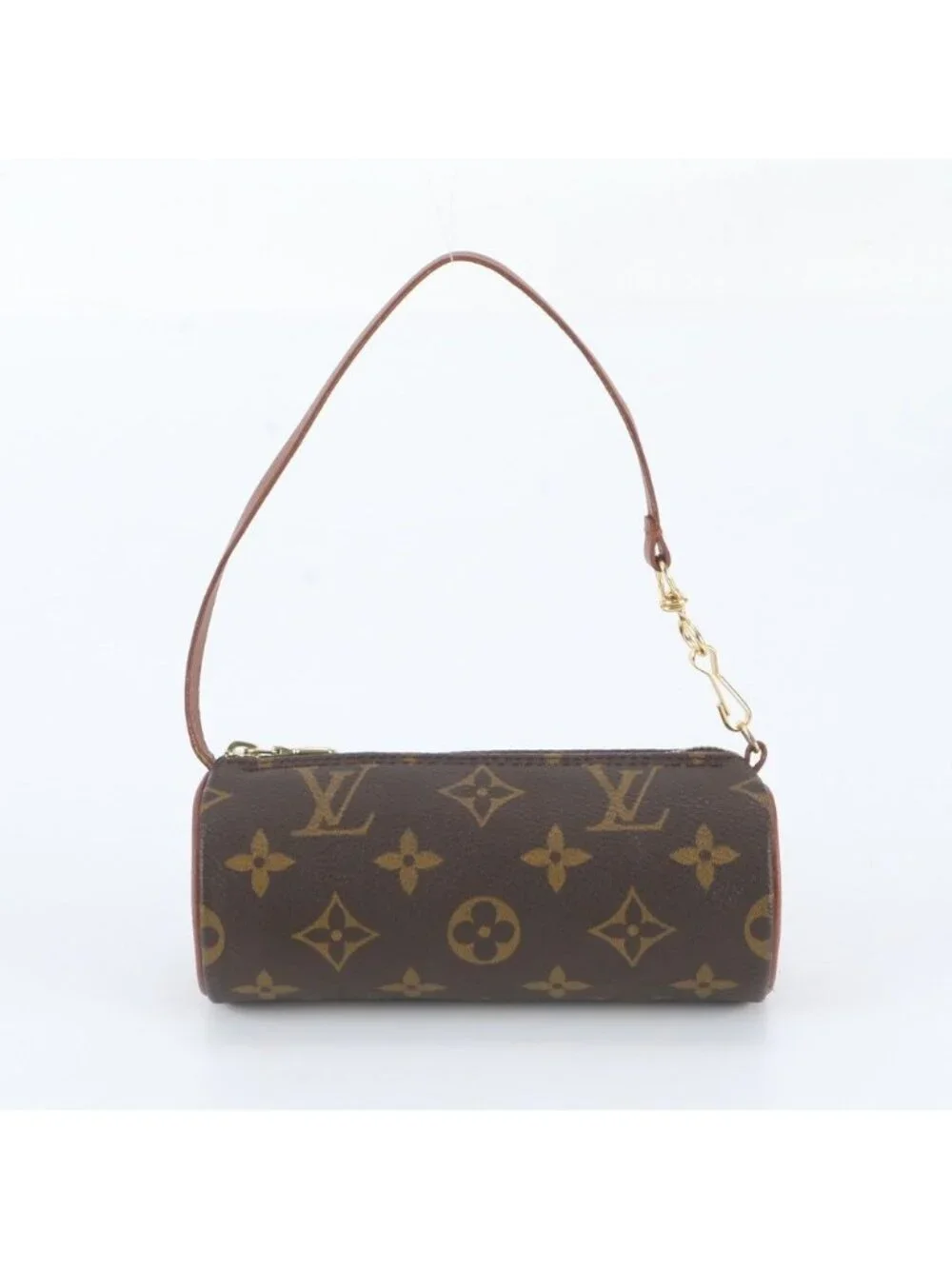Louis Vuitton Monogram Papillon Pouch Leather Handbag Tote